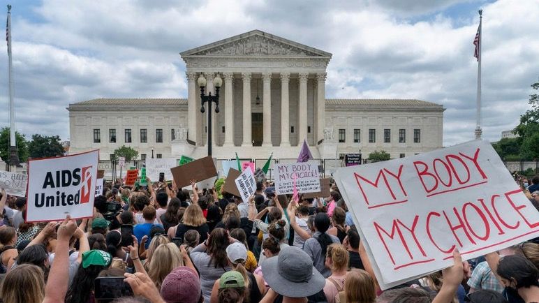 Roe V. Wade Protests Outside the Supreme Court